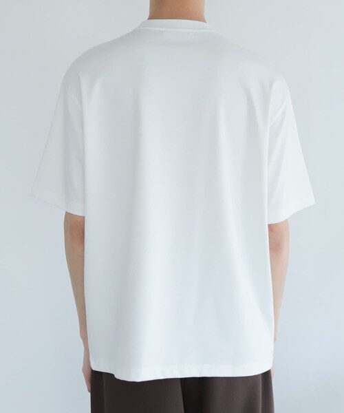SENSE OF PLACE by URBAN RESEARCH(センスオブプレイスバイアーバンリサーチ)の「シシュウポンチTシャツ(5分袖)(Tシャツ/カットソー・メンズ・BLUE/WHITE/BLACK/GREIGE/OLIVE/L.KHAKI/CHARCOAL・M/L)」の20枚目の写真