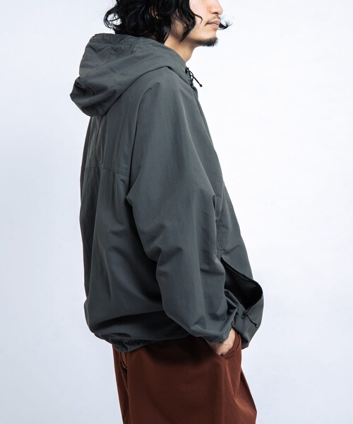 EKAL（エカル）の「『UR TECH』ナイロンタッサーフーディー（テーラードジャケット・メンズ・イエロー/ネイビー/グラファイト/レイクブルー・M/L）」の10枚目の写真