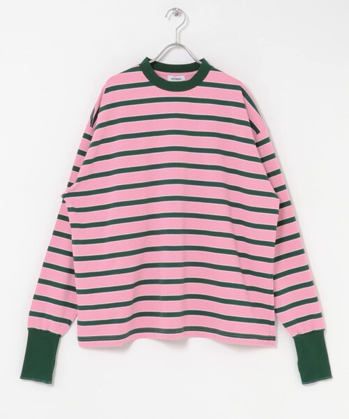 THE GOODLAND MARKET（ザグッドランドマーケット）の「KEIMEN　Strata long T-shirts（Tシャツ/カットソー・メンズ・Gray/Blue/Pink・M/L/XL）」の18枚目の写真