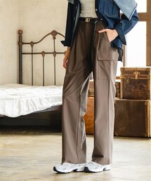 nissen | ツートーンテックタック入カーゴパンツ<大きいサイズ有>(パンツ)