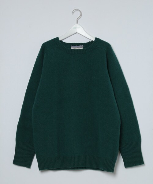MENS【Cristaseya】FELTED SHETLAND RAGLAN SWEATER