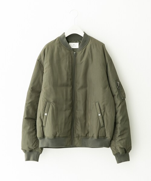 URBAN RESEARCH Sonny Label（アーバンリサーチサニーレーベル）の「FELLEX中綿MA-1ブルゾン（MA-1・メンズ・ブラック/カーキ・M/L/XL）」の20枚目の写真