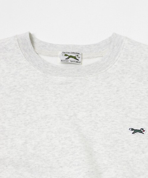 URBAN RESEARCH DOORS（アーバンリサーチドアーズ）の「『別注』PENNEYS×DOORS　THE FOX クルーネックスウェット（スウェット・メンズ・ASH GRAY/CHARCOAL/GREEN/BLUE・M/L/XL）」の7枚目の写真