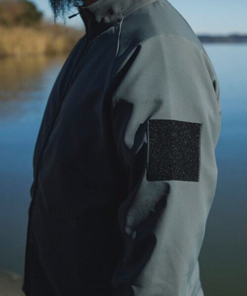 URBAN RESEARCH（アーバンリサーチ）の「ELECTRIC　EX WATER REPELLENT ZIP JK（テーラードジャケット・メンズ・BLACK/CHARCOAL・L/XL）」の20枚目の写真