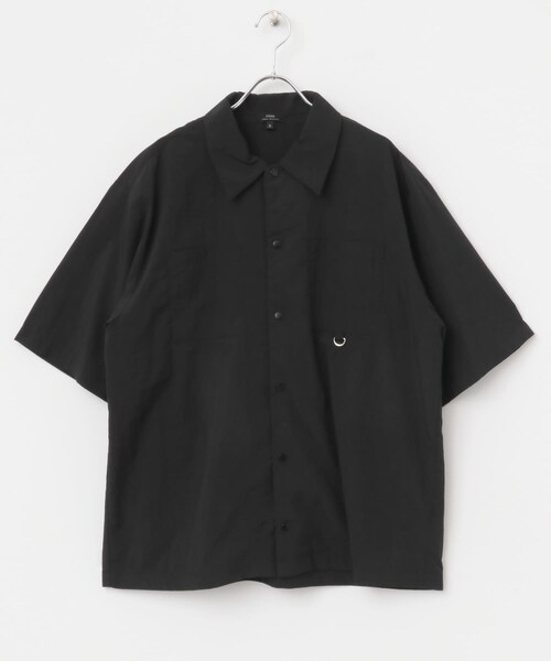 ITEMS URBANRESEARCH(アイテムズ アーバンリサーチ)の「『撥水/イージーケア/接触冷感/UVカット』タスランナイロンスナップボタン半袖シャツ(シャツ/ブラウス・メンズ・CHA/NVY/BLK・M/L)」の12枚目の写真