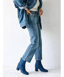 Ungrid | スリットストレートデニム(デニムパンツ)