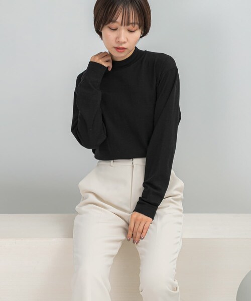 URBAN RESEARCH ROSSO（アーバンリサーチロッソ）の「GICIPI　PROCIONE（ニット/セーター・レディース・Panna/Nero/Mattone・3）」の11枚目の写真