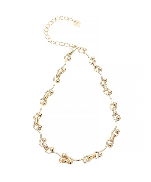 EMODA（エモダ）の「ボールウェーブチェーンネックレス（ネックレス・レディース・シルバー/ゴールド・F）」の10枚目の写真