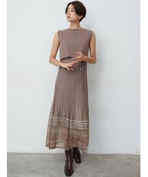 LAGUNAMOON | ウェーブレインボーニットワンピース(ワンピース)