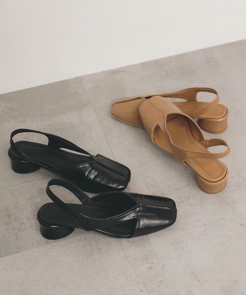 KBF（ケイビーエフ）の「アシンメトリーストラップパンプス（パンプス・レディース・BLACK/CAMEL・36/37/38）」の10枚目の写真