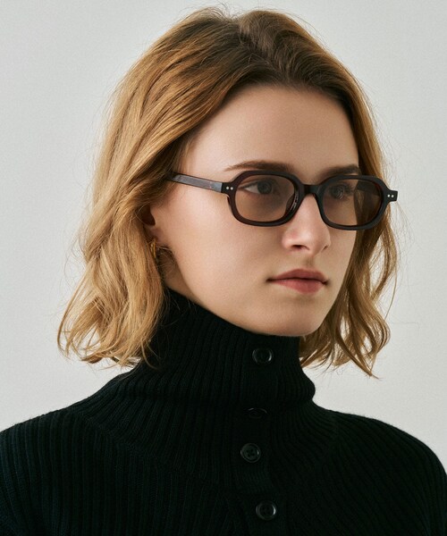SENSE OF PLACE by URBAN RESEARCH(センスオブプレイスバイアーバンリサーチ)の「NUEF nuef0151(メガネ・レディース・BLACK/BLK×BRN/BROWN/BLK×GRAY・One)」の22枚目の写真