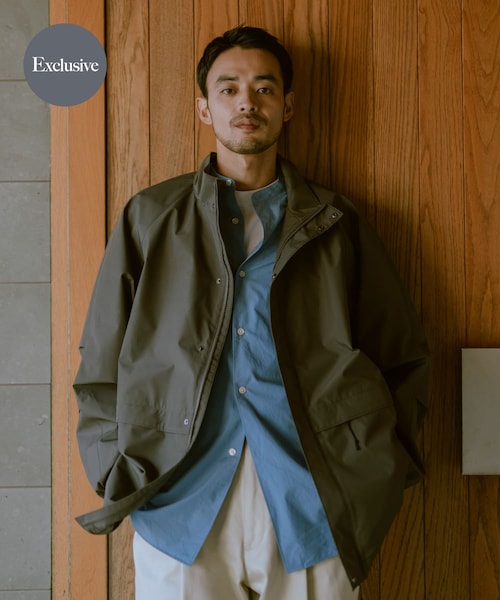 URBAN RESEARCH DOORS（アーバンリサーチドアーズ）の「『別注』Foxfire×DOORS　ゴアテックスブルゾン（ブルゾン・メンズ・BLUE CCL/ECRU/CHARCOAL/BLACK・M/L/XL）」の4枚目の写真