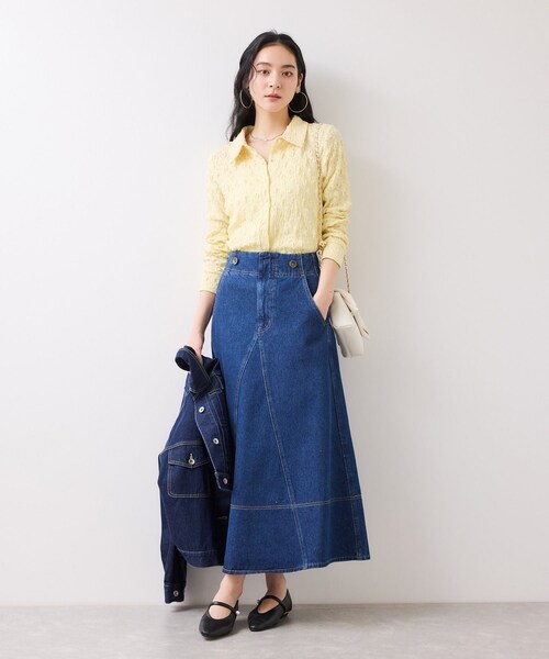 VIS(ビス)の「パールメリージェーンパンプス/バブーシュ(パンプス・レディース・ブラック・L/M/S/SS)」の8枚目の写真