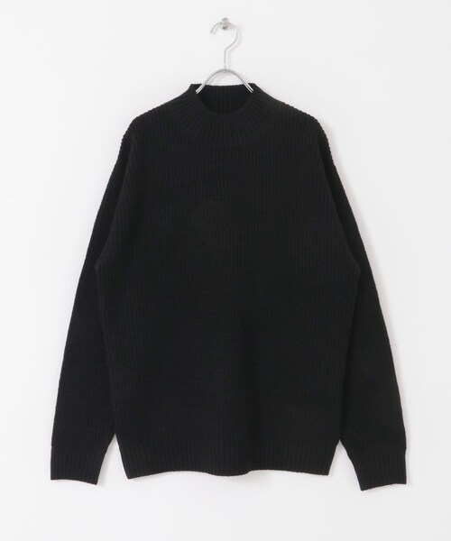 ITEMS URBANRESEARCH（アイテムズ アーバンリサーチ）の「マシンウォッシャブル 片畦モックネックニット（ニット/セーター・メンズ・IVO/CML/GRN/BLU/BLK・M/L）」の19枚目の写真