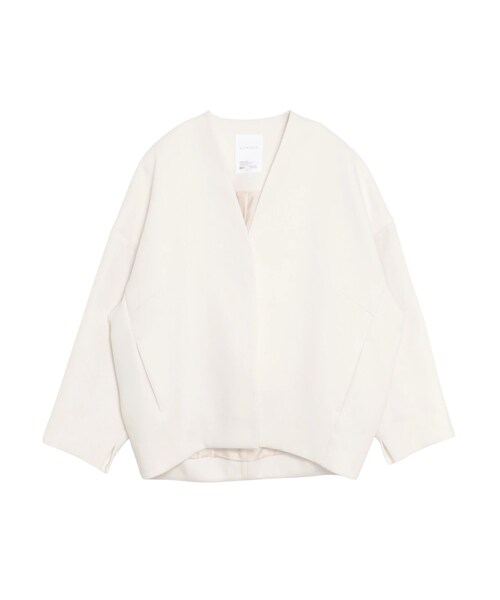 ELENDEEK（エレンディーク）の「FORM SHORT CT（その他アウター・レディース・オフホワイト/ブラック/ミントグリーン/ネイビー/ヌード・F）」の3枚目の写真