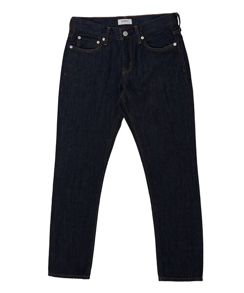 COTORICA（コトリカ）の「SLIM TAPERED 71 G/BRN C/O cut（デニムパンツ・レディース・ブルー/アイスブルー/インディゴ/ネイビー・24/25/26/27/28）」の21枚目の写真