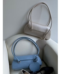 dazzlin | ハートチャームスクエアボックスバッグ(ハンドバッグ)