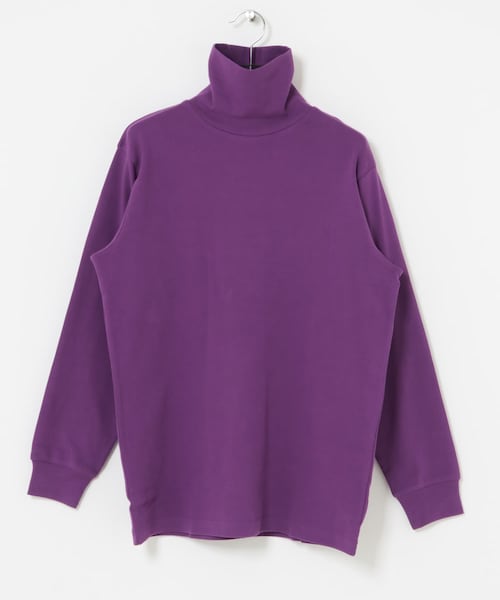 URBAN RESEARCH(アーバンリサーチ)の「DRESS Cotton Plane Turtleneck(Tシャツ/カットソー・メンズ・WHITE/BLACK/SAGE GREEN/NAVY/ORANGE/PURPLE/TURQUOISE・M/L)」の6枚目の写真