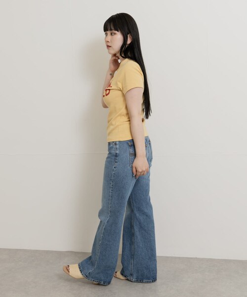 THE GOODLAND MARKET（ザグッドランドマーケット）の「NUDIE JEANS　Wide Heidi 496（デニムパンツ・レディース・WTreasure・26/27/28）」の8枚目の写真