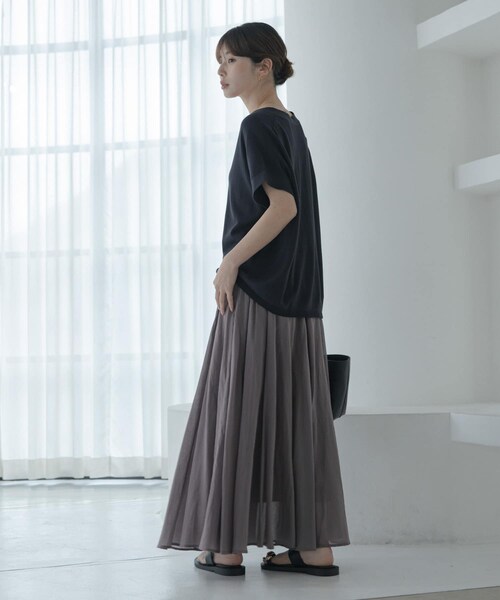 URBAN RESEARCH Sonny Label（アーバンリサーチサニーレーベル）の「クールミストフレンチニットカーディガン（カーディガン/ボレロ・レディース・ブラック/L.グレー/モカグレー・Free）」の10枚目の写真