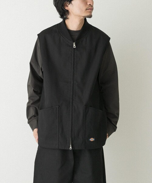 EKAL（エカル）の「『別注』Dickies×EKAL　ワークベスト（ベスト・メンズ・ブラウン/ブラック・M/L）」の15枚目の写真