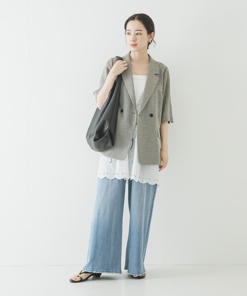 URBAN RESEARCH（アーバンリサーチ）の「ソフトレザーワンハンドルバッグ（トートバッグ・レディース・BLACK/L.BROWN・-）」の6枚目の写真