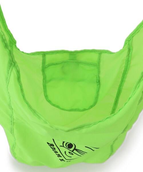 ADAM ET ROPE'（アダムエロペ）の「【Chocomoo×ADAM ET ROPE'】BAG（エコバッグ/サブバッグ・レディース・ブラック/ライトグリーン・F）」の20枚目の写真