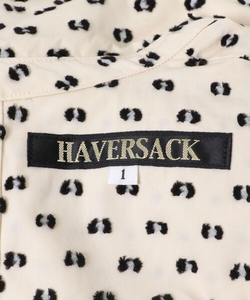 かぐれ（カグレ）の「HAVERSACK　ドットジャガードプリーツワンピース（ワンピース・レディース・CREAM・1）」の21枚目の写真