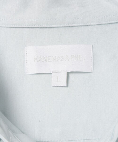 ADAM ET ROPE'(アダムエロペ)の「【KANEMASA FIL./カネマサフィル】46G Modest Shirt(シャツ/ブラウス・メンズ・ホワイト/ネイビー/サックス・L/M)」の13枚目の写真