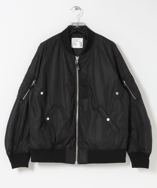 URBAN RESEARCH(アーバンリサーチ)の「phenix ULTRALIGHT MOD MA-1 JACKET(MA-1・メンズ・KHAKI/BLACK・3/4)」の1枚目の写真