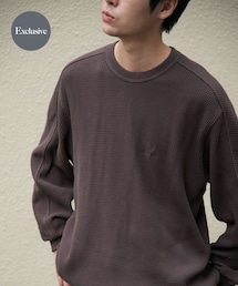 Snow Peak | 『別注』Snow Peak Apparel×DOORS HEAVYWEIGHT WAFFLE PULLOVER(Tシャツ/カットソー)