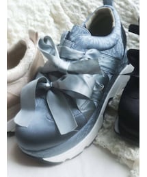 merry jenny | ジャガードリボンスニーカー(スニーカー)