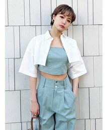 EMODA | カットオフクロップドシャツ(シャツ/ブラウス)