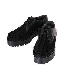 merry jenny | フリルレースアップシューズ(その他シューズ)