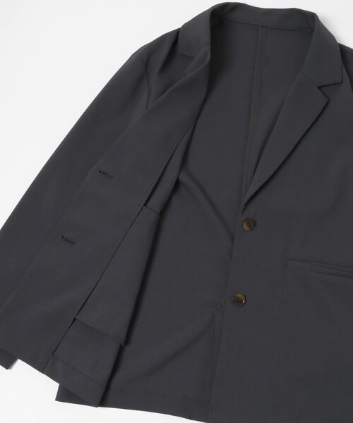 ITEMS URBANRESEARCH(アイテムズ アーバンリサーチ)の「ルーズテーラード強撚ジャケット(テーラードジャケット・レディース・KHK/Y.BEG/CHA・Free)」の13枚目の写真