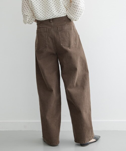 URBAN RESEARCH Sonny Label（アーバンリサーチサニーレーベル）の「カーブポケットデニムパンツ（デニムパンツ・レディース・ブラウン/インディゴ・36/38）」の7枚目の写真