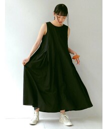 Ungrid | タックデザインフレアワンピース(ワンピース)