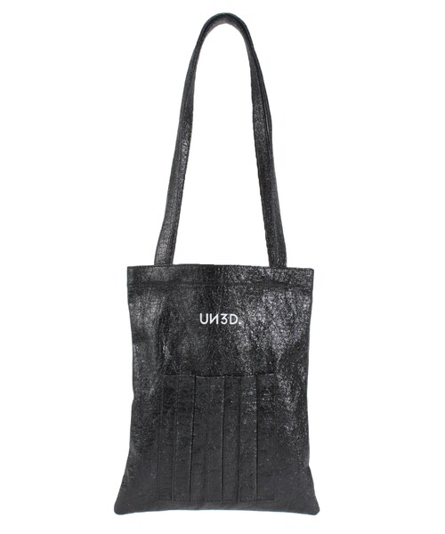 UN3D.(アンスリード)の「ORIGAMI POCKET TOTE R(トートバッグ・レディース・ブラック/シルバー/ライトグリーン/ブルー/ライム/ゴールド・F)」の3枚目の写真