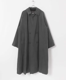 URBAN RESEARCH | A PRESSE Maxi Length Washed Silk Trench Coat(ステンカラーコート)