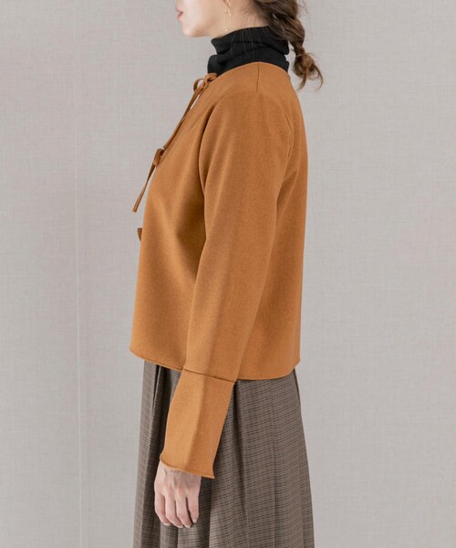 URBAN RESEARCH ROSSO（アーバンリサーチロッソ）の「リボンブラウス（シャツ/ブラウス・レディース・camel/black・FREE）」の13枚目の写真