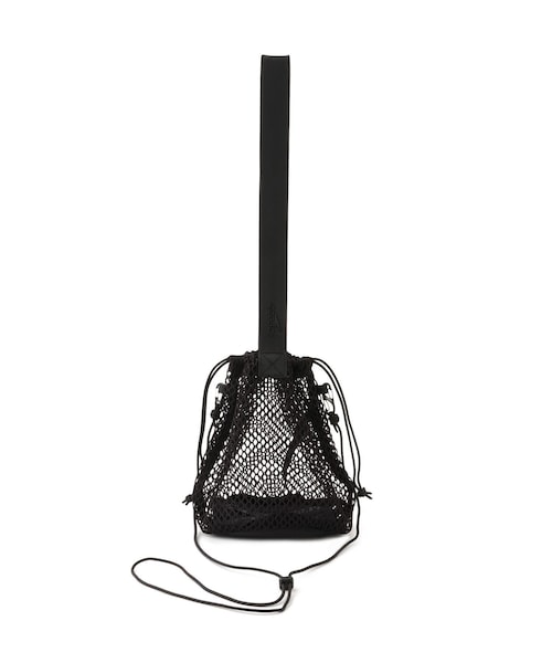 ADAM ET ROPE'(アダムエロペ)の「【Speedo(スピード)】Mesh Purse Bag(ショルダーバッグ・レディース・ブラック/キャメル・F)」の1枚目の写真
