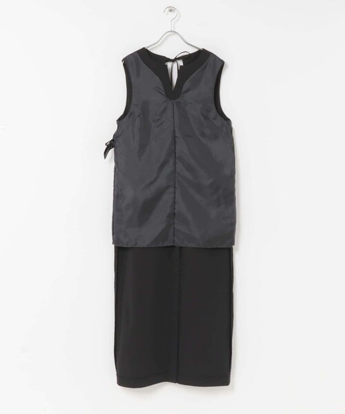 URBAN RESEARCH ROSSO（アーバンリサーチロッソ）の「...&DEAR 2wayバックリボンワンピース（ワンピース・レディース・GRAY/BLACK・FREE）」の12枚目の写真