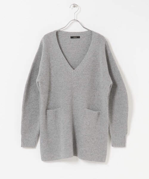 URBAN RESEARCH ROSSO（アーバンリサーチロッソ）の「アルパカ混カーブスリーブVネックプルオーバー（ニット/セーター・レディース・GRAY/PINK/NAVY・Free）」の15枚目の写真