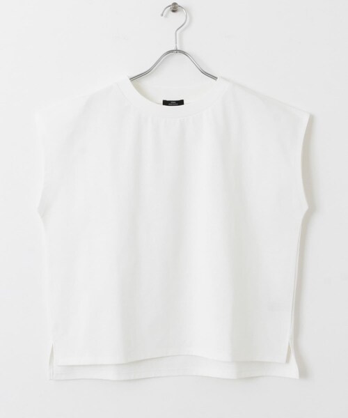 ITEMS URBANRESEARCH(アイテムズ アーバンリサーチ)の「クルーネックノースリTシャツ(Tシャツ/カットソー・レディース・L.GREGE/WHT/CHA/P.BLU・FREE)」の13枚目の写真
