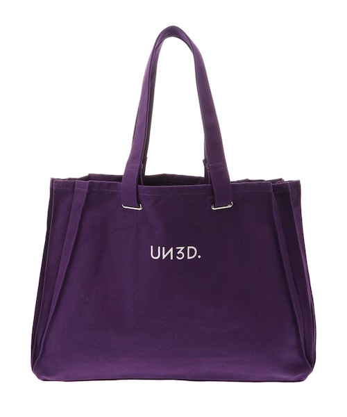 UN3D.（アンスリード）の「ORIGAMI PLEATS WIDE TOTE（ショルダーバッグ・レディース・ホワイト/ブラック/ターコイズ/ネイビー/パープル/カーキ・F）」の5枚目の写真