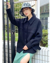 EMODA | ブラッシュドシャツブルゾン(ブルゾン)