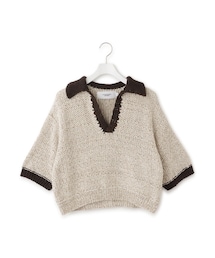 ADAM ET ROPE' | 【JANE SMITH（ジェーンスミス）】3G KNIT POLO(ポロシャツ)