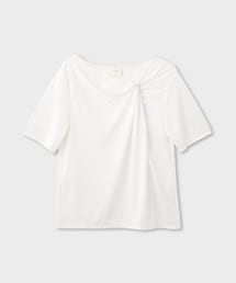 ROPE' | 【一部店舗限定】【REALM（レルム）】TWISTED HALF-SLEEVE TOP｜半袖Tシャツ　26SS(Tシャツ/カットソー)