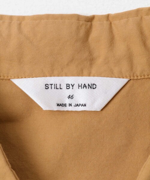 URBAN RESEARCH DOORS（アーバンリサーチドアーズ）の「STILL BY HAND　Garment-dye over shirts（シャツ/ブラウス・メンズ・ECRU/ORANGE/BLUE GREY/INK BLACK・46/48）」の20枚目の写真