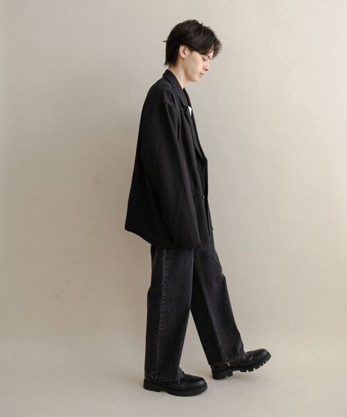 SENSE OF PLACE by URBAN RESEARCH（センスオブプレイスバイアーバンリサーチ）の「ストレートデニムパンツ（デニムパンツ・メンズ・BLACK/BROWN/L.INDIGO・S/M/L）」の11枚目の写真